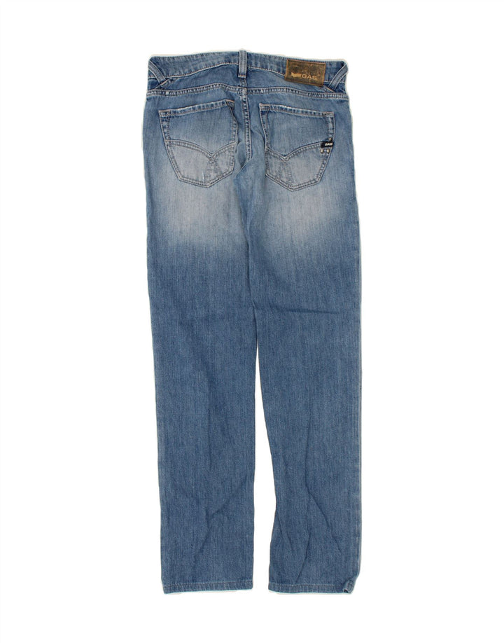 GAS Mens Straight Jeans W29 L31 Blue Vintage Gas and Second-Hand Gas from Messina Hembry 