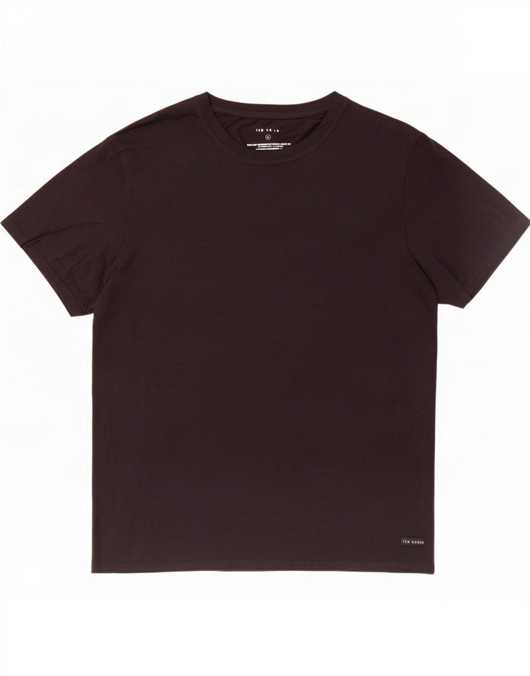 Camiseta masculina Ted Baker grande algodão preto