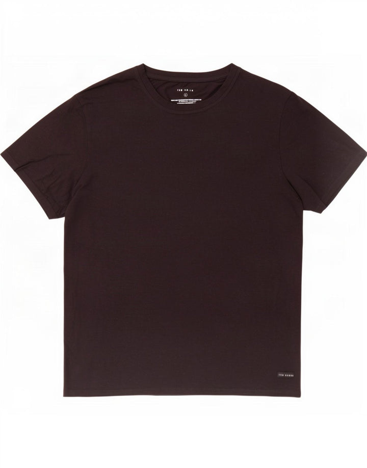 Camiseta masculina Ted Baker grande algodão preto