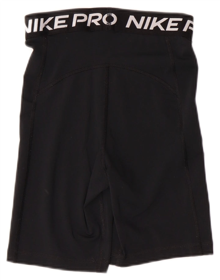 Shorts esportivos femininos NIKE Dri Fit Graphic UK 4 XS preto poliéster