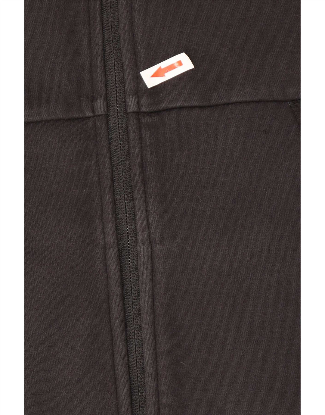 Suéter masculino Puma Regular Fit Zip com capuz médio algodão preto