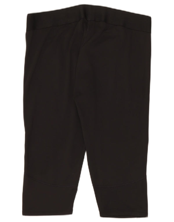 Adidas Mulher Aeroready Capri Leggings UK 20/22 XL Preto