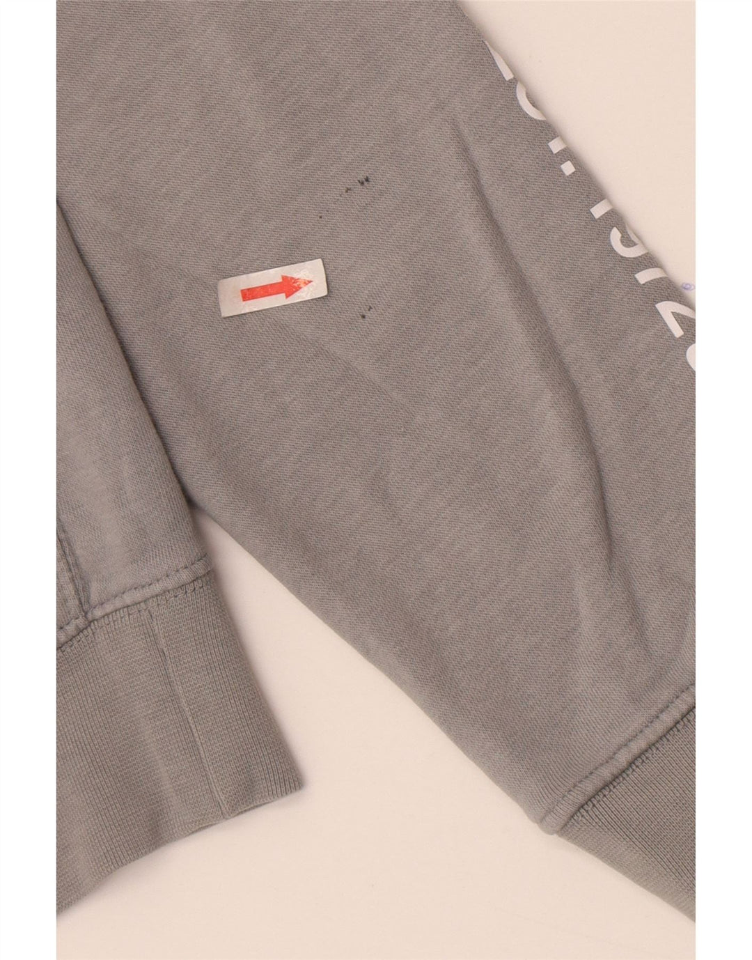 Jumper com capuz gráfico masculino Nike pequeno algodão cinza