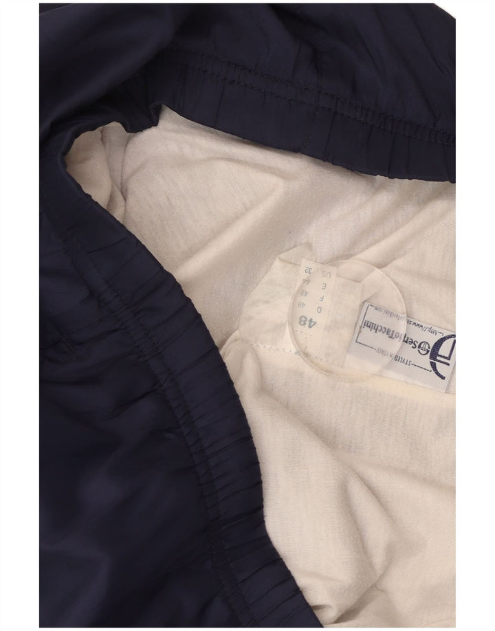 Calça de treino masculina Sergio Tacchini IT 48 médio azul marinho