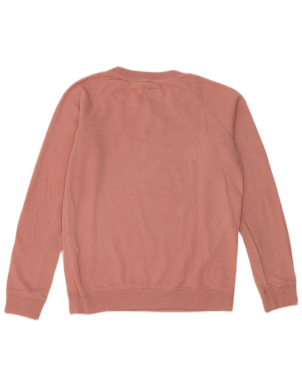 Jack Wills moletom feminino jumper UK 6 XS algodão rosa