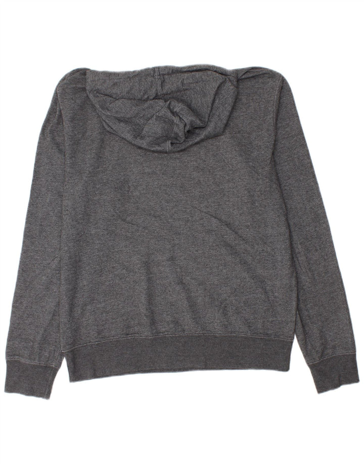 Suéter com capuz gráfico masculino Billabong poliéster manchado cinza médio