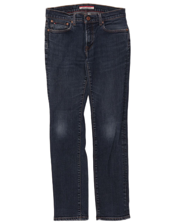 Tommy Hilfiger Masculino Slim Jeans W30 L32 Azul Marinho