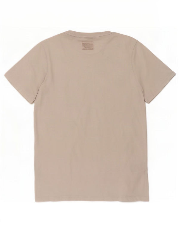 Camiseta masculina Ellesse com estampa gráfica grande de algodão branco