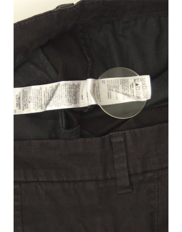 Calça Chino Masculina Slim Marks & Spencer W36 L29 Algodão Preto