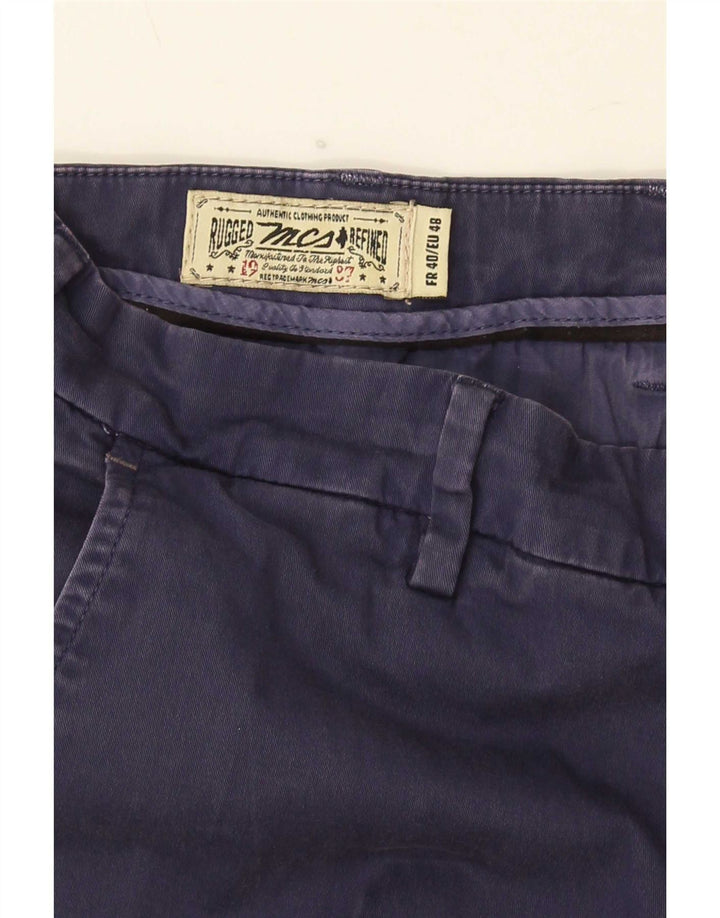 Calça Chino Masculina Marlboro Classics EU 48 Médio W32 L34 Azul Marinho