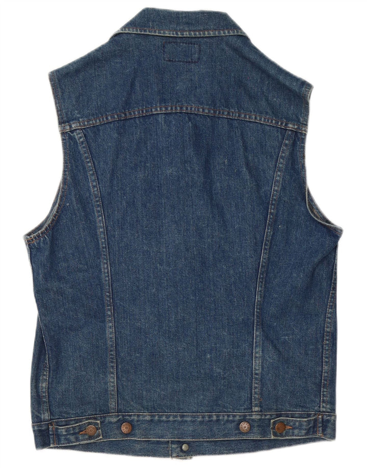 Spitfire Mens Denim Gilet UK 38 Médio Azul Marinho