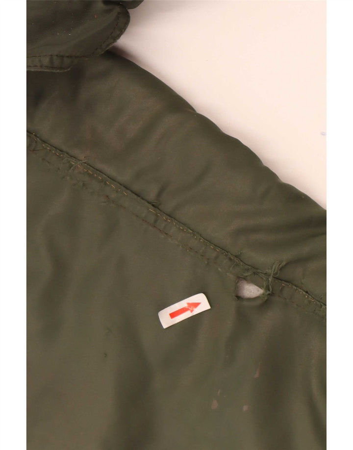 Jaqueta bomber masculina Carrera UK 40 grande cáqui colorblock poliamida