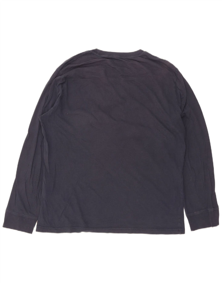 Top Levi's Masculino Relaxed Graphic Manga Longa Pequeno Algodão Azul Marinho