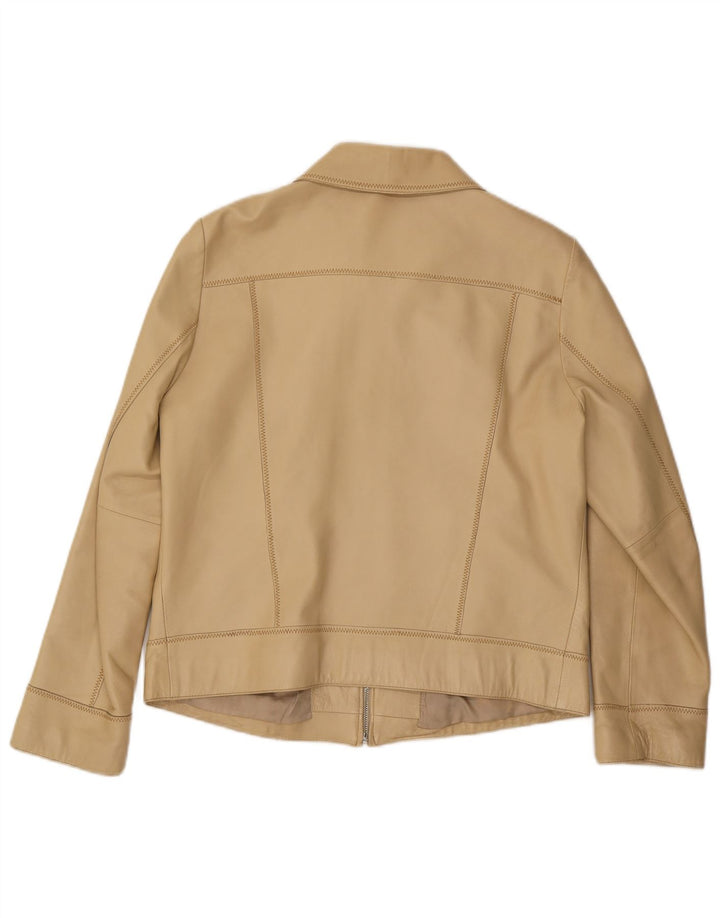 Jaqueta de couro feminina Conbipel IT 48 XL couro bege