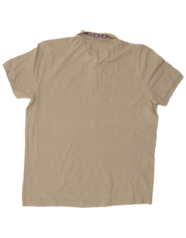 Camisa polo masculina Kappa 2XL algodão bege