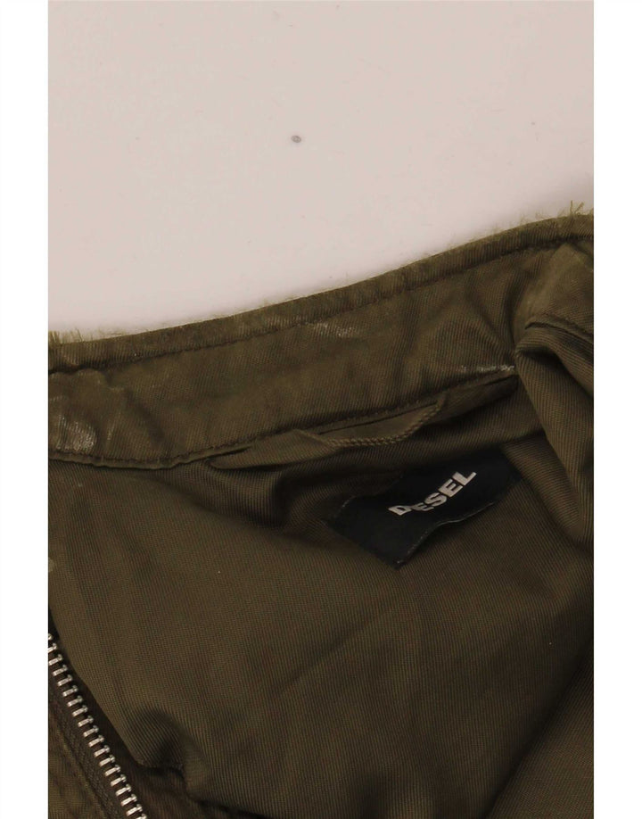 Jaqueta Bomber Masculina Diesel UK 36 Pequena Caqui
