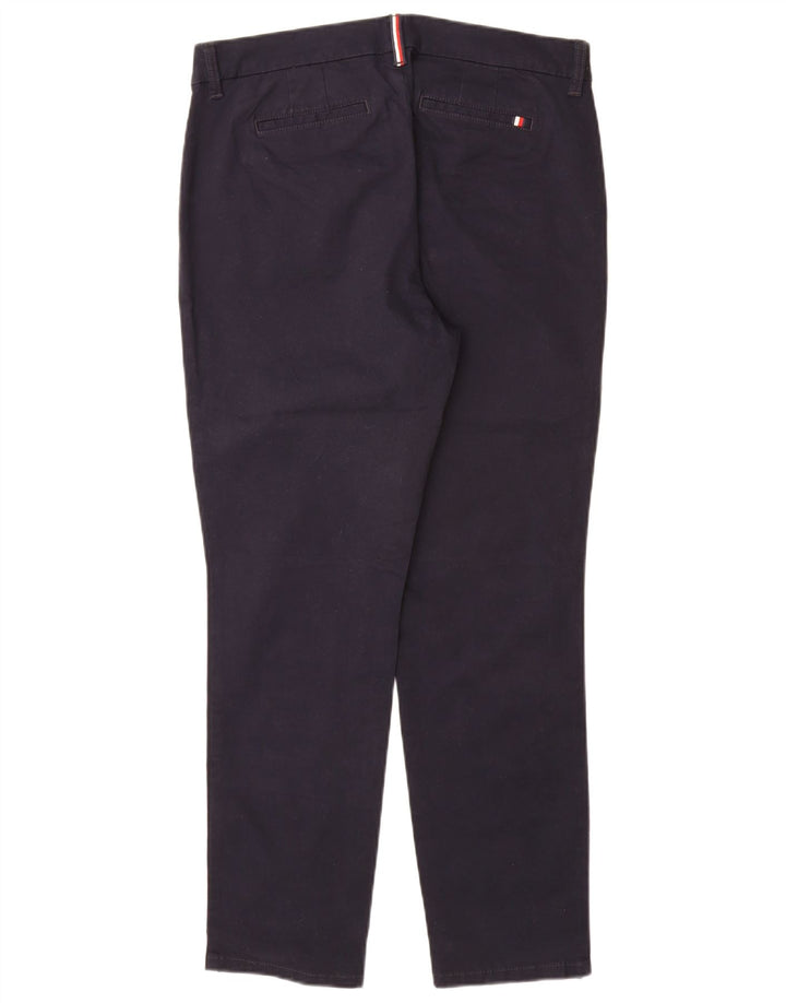Calça Chino Feminina TOMMY HILFIGER EUA 10 Grande W32 L29 Azul Marinho