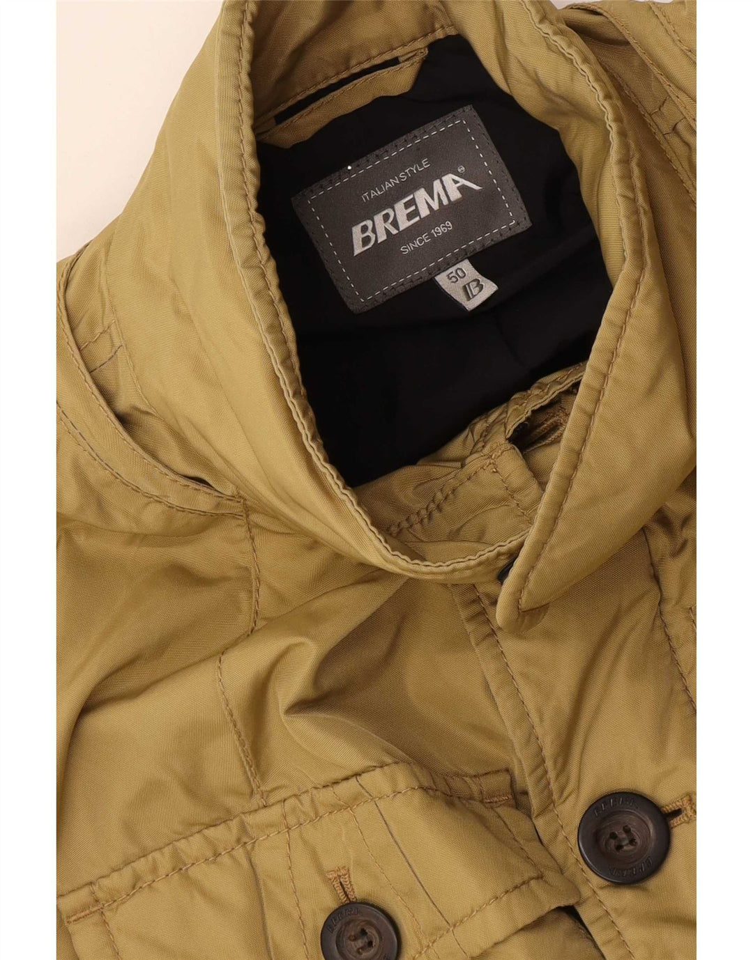 Jaqueta utilitária masculina Brema IT 50 grande bege
