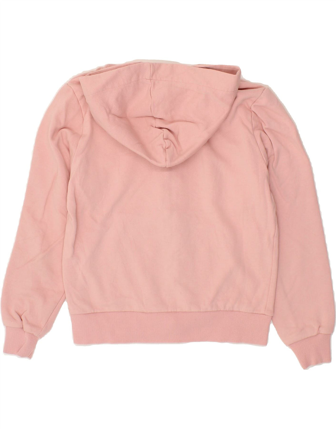 REFRIGIWEAR Girls Graphic Zip Hoodie Sweater 9-10 Years Pink Cotton Vintage Refrigiwear and Second-Hand Refrigiwear from Messina Hembry 