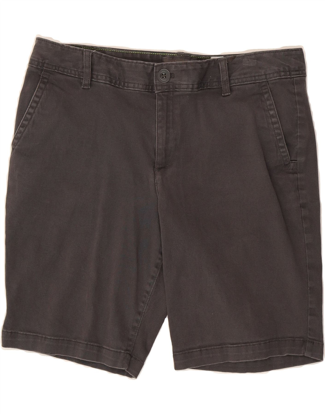 EDDIE BAUER Womens Chino Shorts US 12 Large W34 Grey Cotton Vintage Eddie Bauer and Second-Hand Eddie Bauer from Messina Hembry 