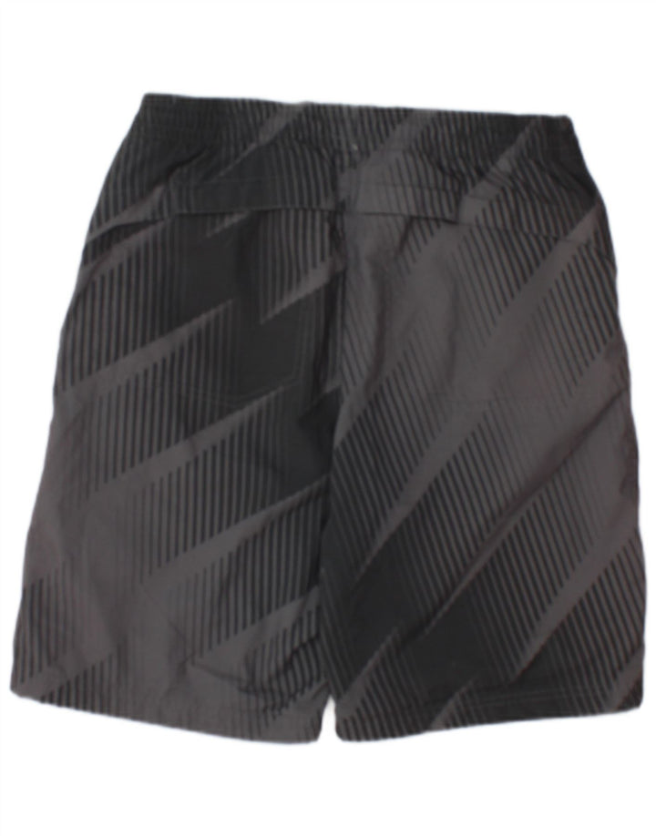 Shorts esportivos masculinos Nike UK 26/28 poliéster geométrico cinza pequeno