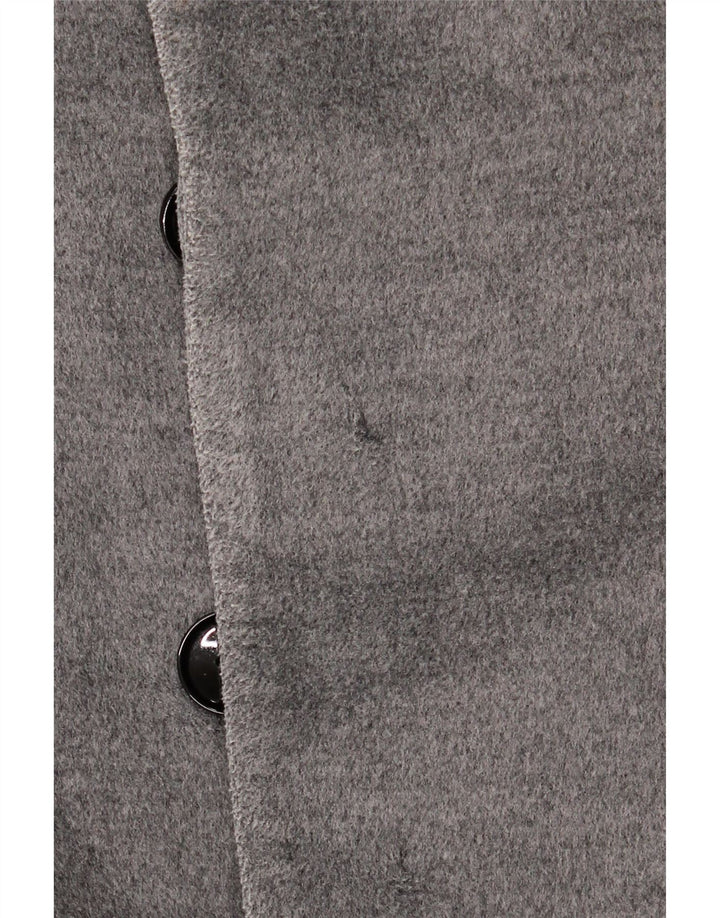 Sobretudo masculino ZARA UK 40 poliéster cinza grande