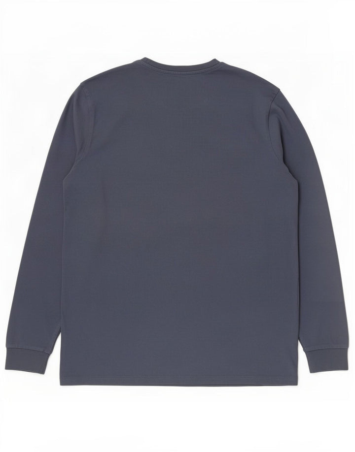 Top masculino Marks & Spencer manga comprida 2XL algodão azul