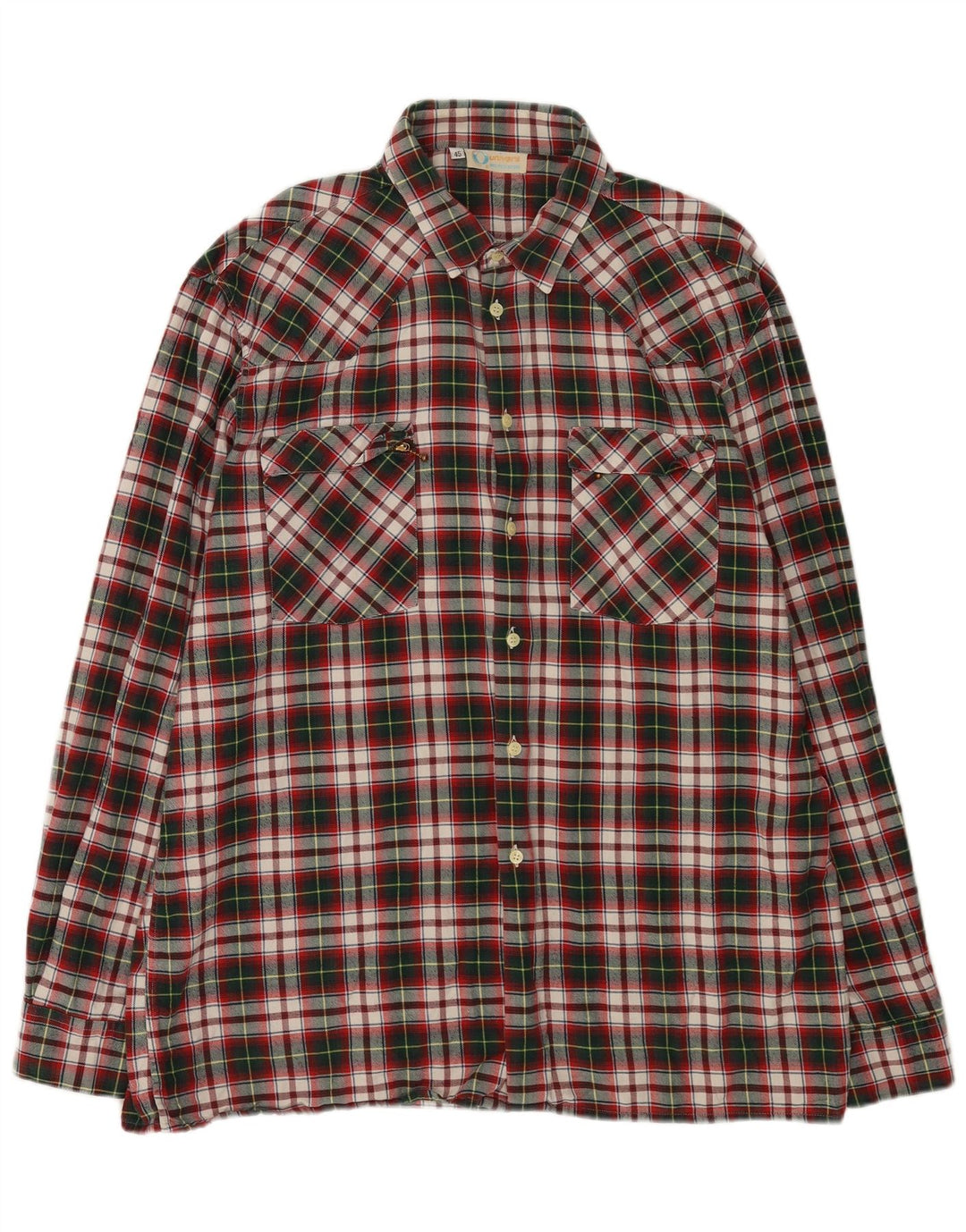 Camisa masculina de flanela Univers tamanho 45 XL multicolorida