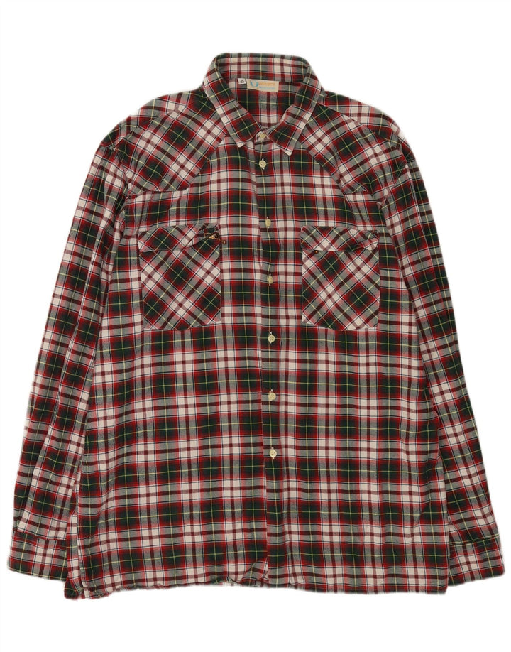 Camisa masculina de flanela Univers tamanho 45 XL multicolorida