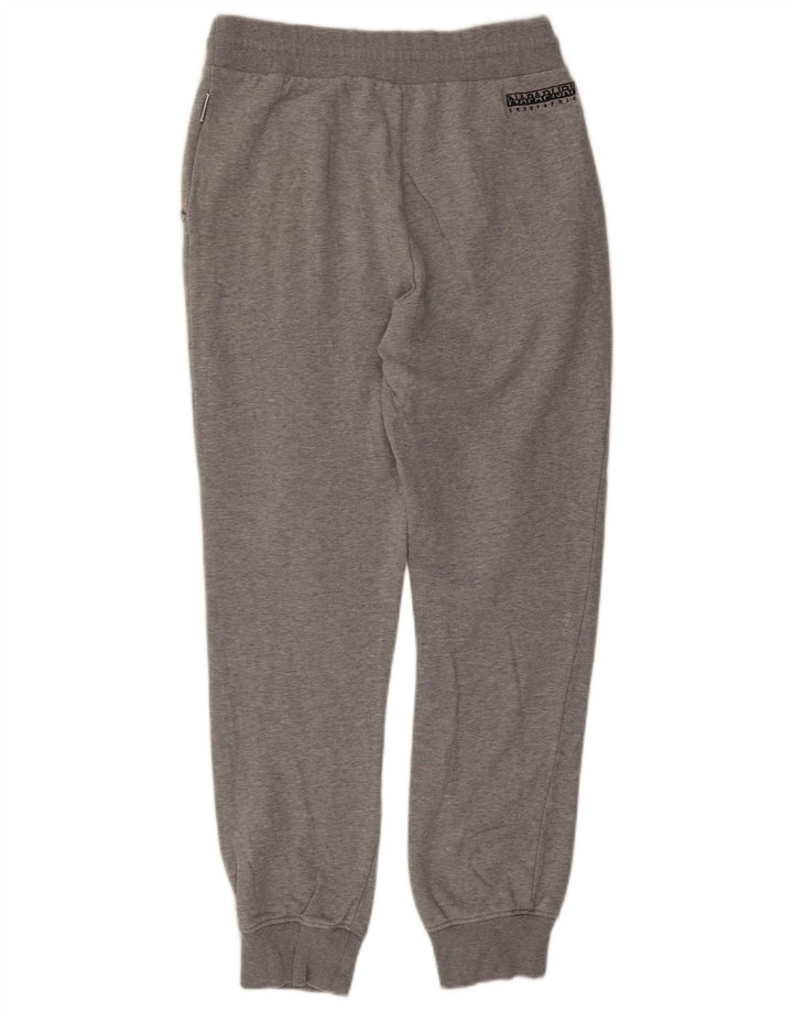 Napapijri Calça de treino masculina Joggers cinza médio