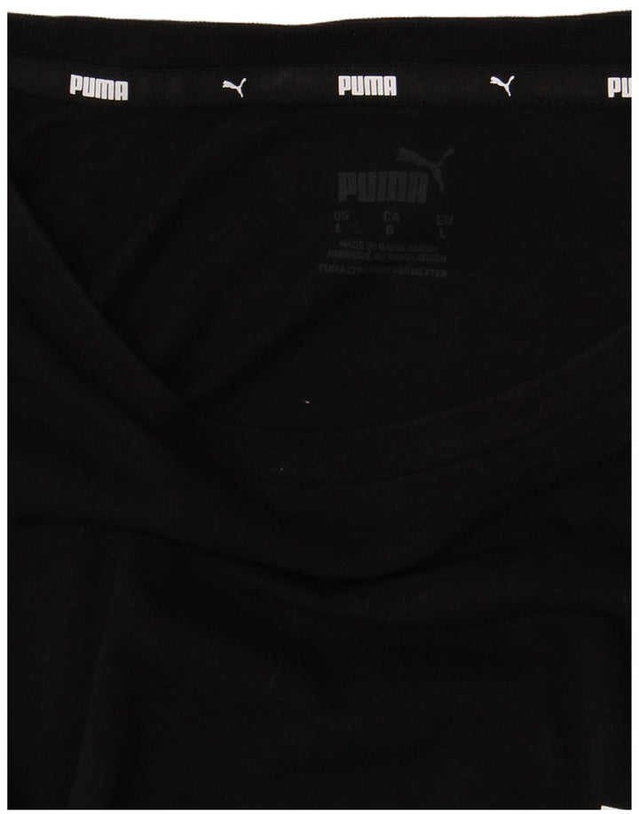 Puma Camiseta Masculina Graphic Top Grande Preto