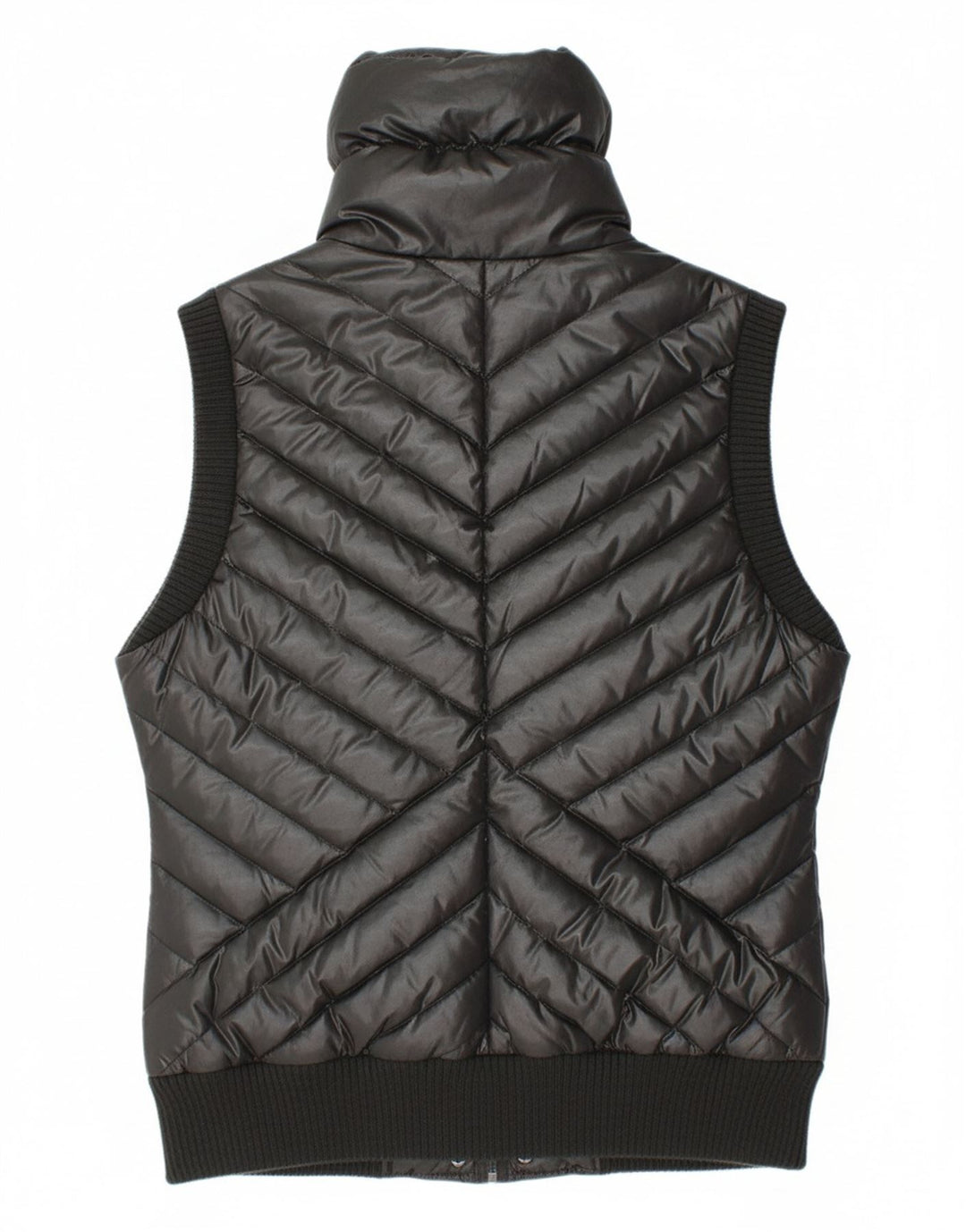Colete acolchoado feminino GUESS UK 14 poliéster preto médio