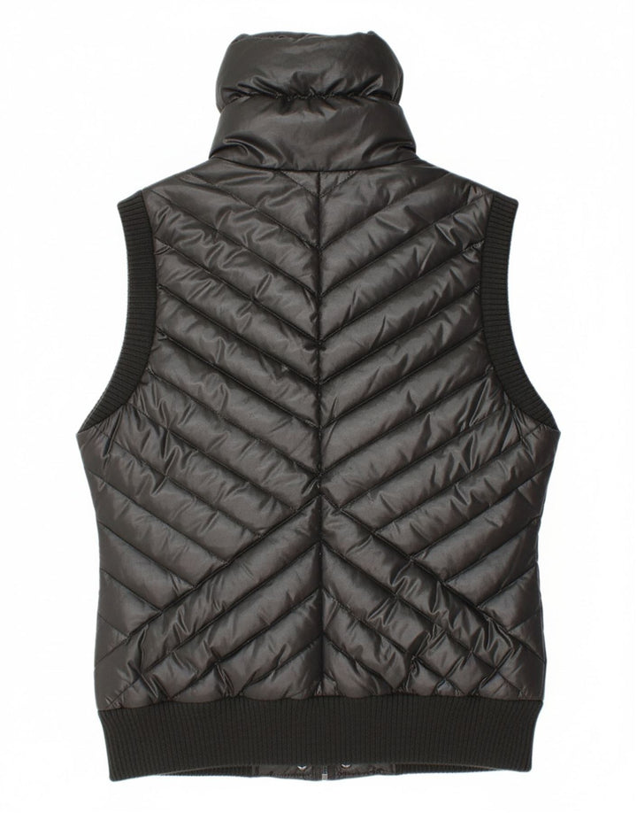 Colete acolchoado feminino GUESS UK 14 poliéster preto médio