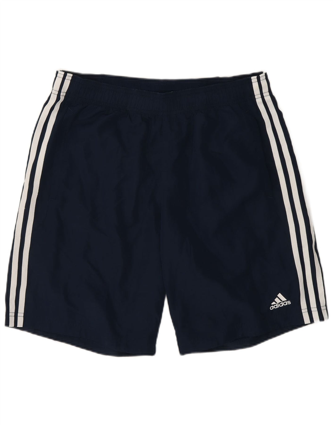 Shorts esportivos masculinos ADIDAS médio azul marinho