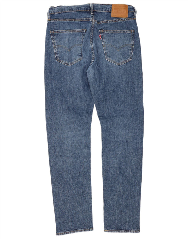 Levi's Masculino 502 Tapered Jeans W33 L34 Azul Algodão
