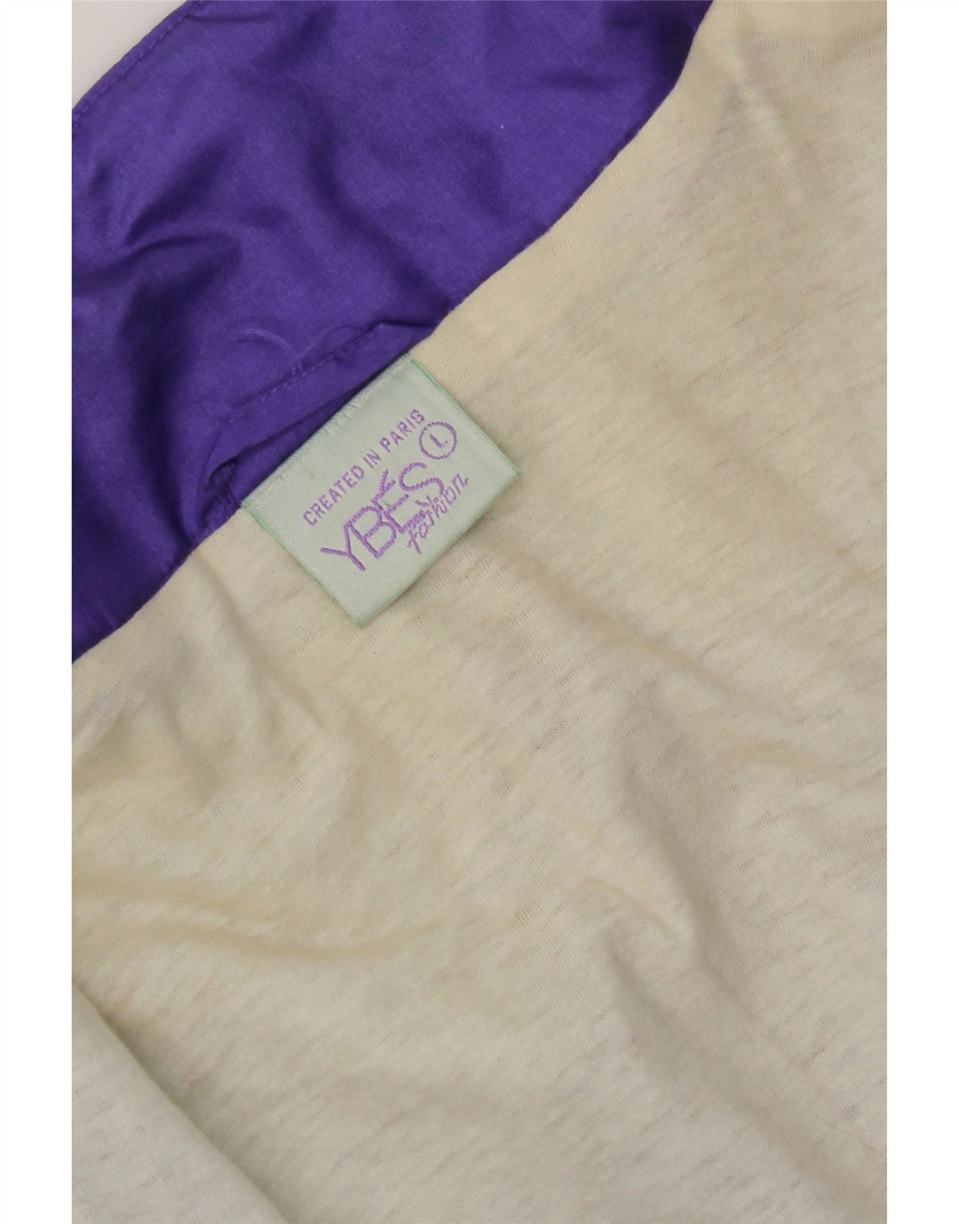 Jaqueta superior de agasalho masculino vintage grande colorblock roxo nylon