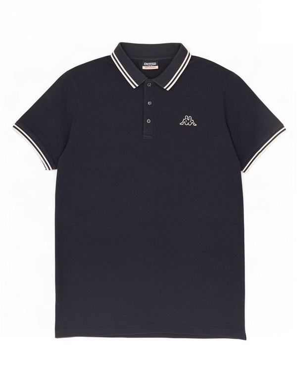 Camisa polo masculina Kappa 2XL algodão azul marinho