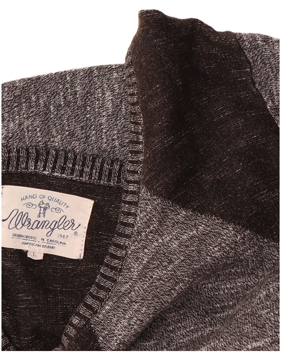 WRANGLER feminino UK 16 grande algodão colorblock cinza