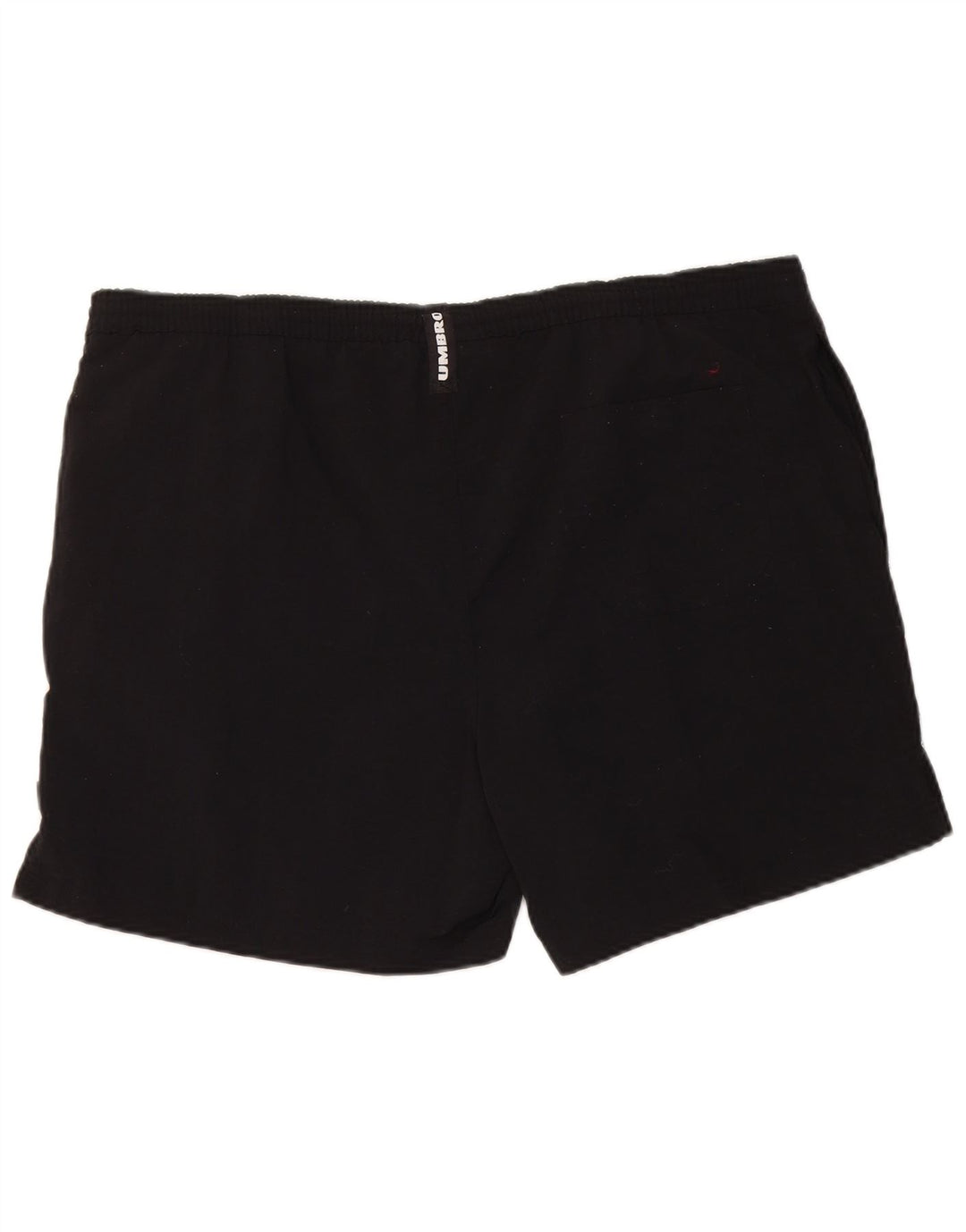 Shorts de banho masculino Umbro grande poliéster preto