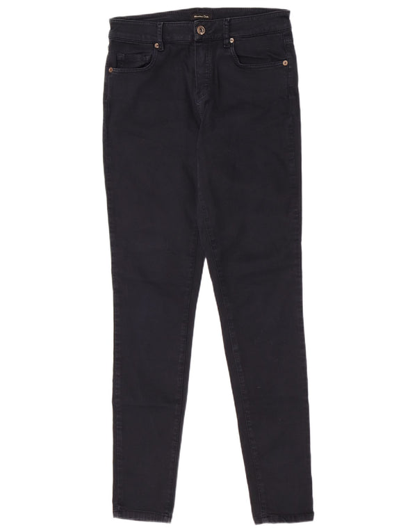 Jeans skinny feminino Massimo Dutti EU 38 pequeno W28 L29 algodão azul marinho