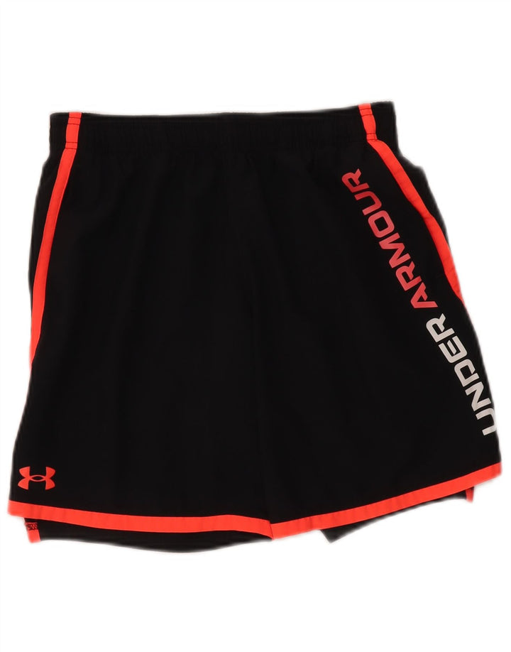 Under Armour Boys Graphic Sport Shorts 11-12 anos grande poliéster preto