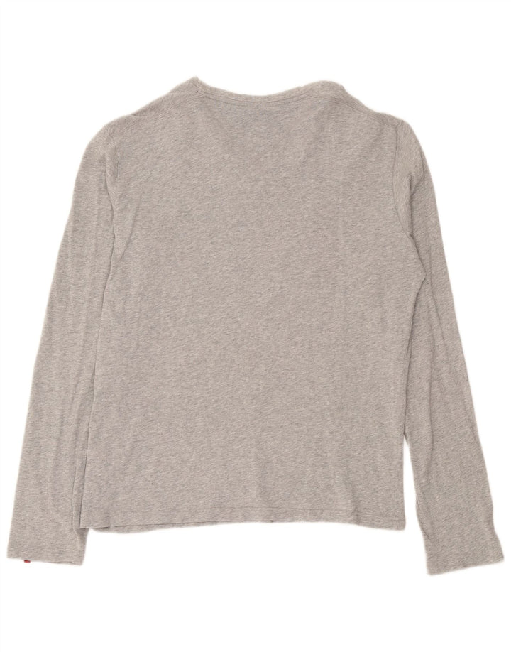 Top gráfico masculino Levi's manga comprida XL algodão cinza
