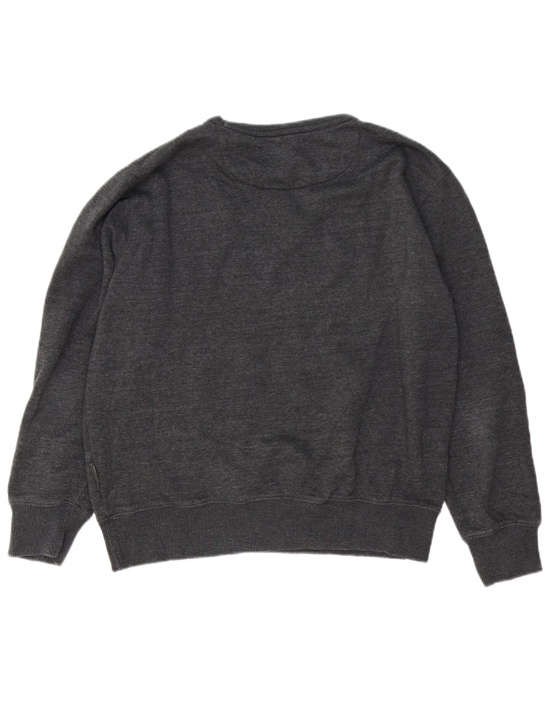 Moletom masculino French Connection Jumper grande algodão cinza