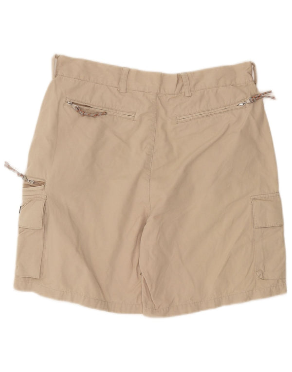 Napapijri Mens Cargo Shorts IT 48 Médio W30 Algodão Bege