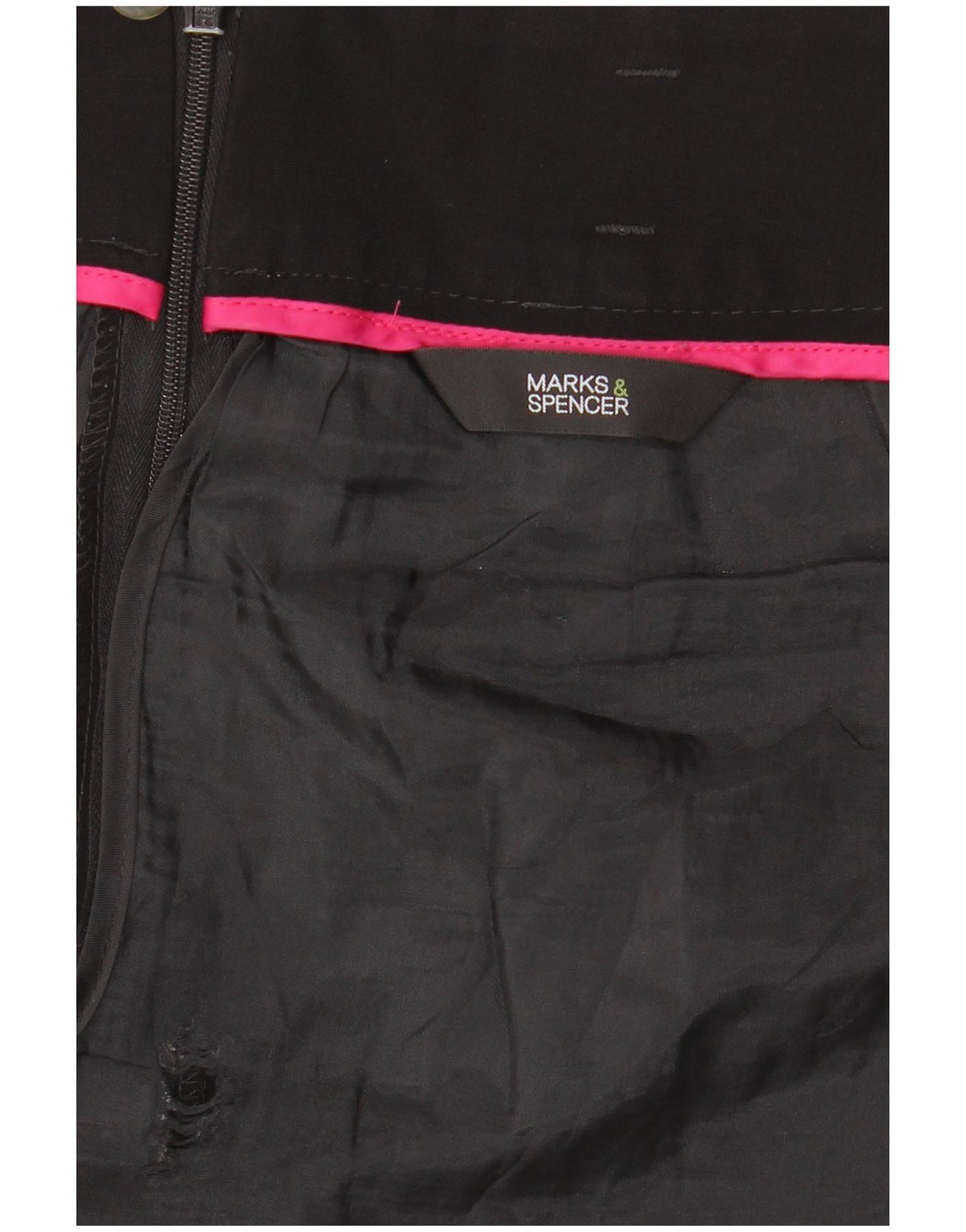 Saia lápis feminina Marks & Spencer W28 médio preto