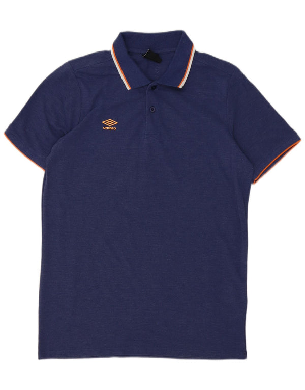 Camisa polo masculina UMBRO médio algodão azul marinho