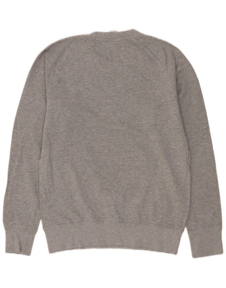 Suéter gráfico masculino DIADORA algodão cinza médio