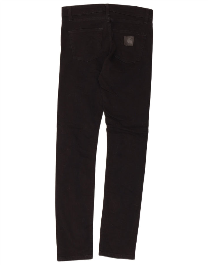Calça jeans slim feminina CARHARTT W28 L32 algodão preto