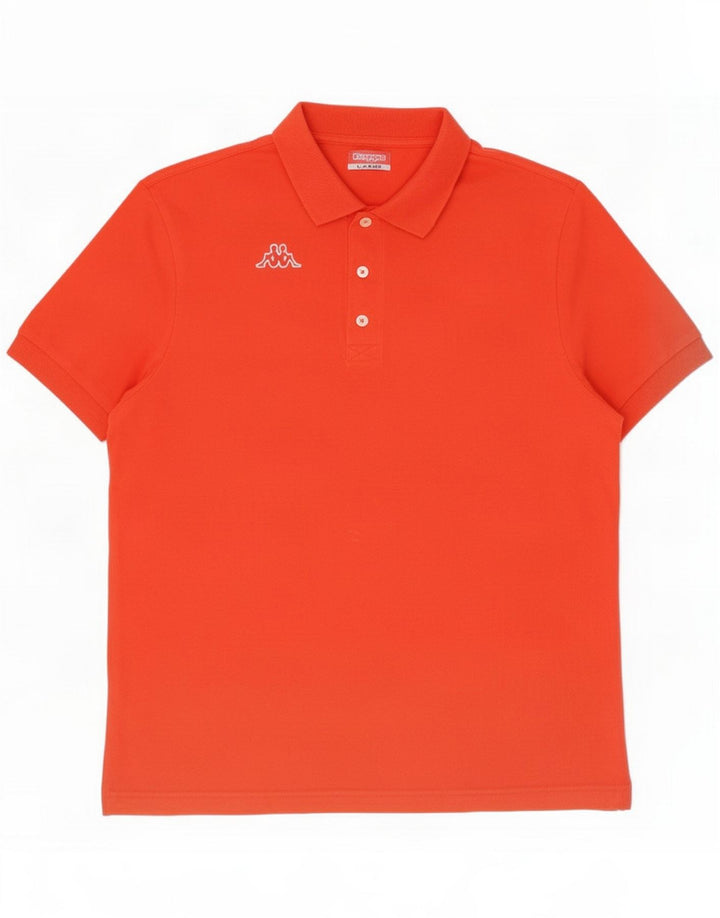 Camisa polo masculina Kappa grande vermelha