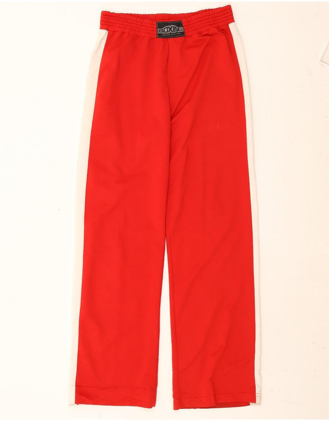Calça de treino masculina Zara grande poliéster colorblock vermelho
